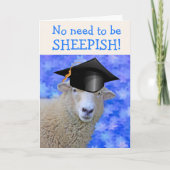Funny Proud Sheep Abschluss Card Karte (Vorderseite)