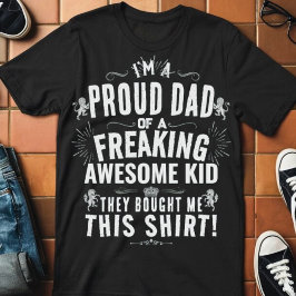 Funny Proud Vater Phantastisch Kid Vintag Style Ge T-Shirt