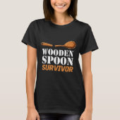 Funny Proud Wooden Son Survivor Männer Frauen Klei T-Shirt (Vorderseite)