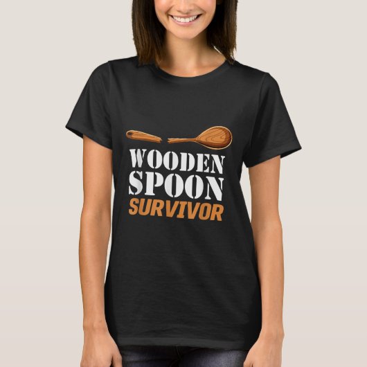 Funny Proud Wooden Son Survivor Männer Frauen Klei T-Shirt (Vorderseite)