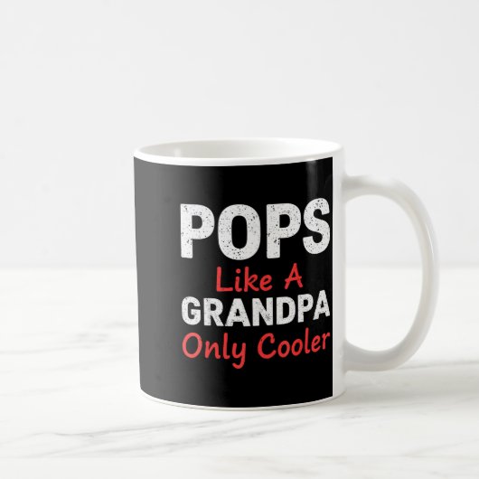 Funny Ps Grandpa Cooler From Grandkids Father's Da Kaffeetasse (Rechts)