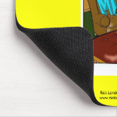 Funny Psychiatrie Cartoon auf Qualitätspatron Mousepad (Ecke)