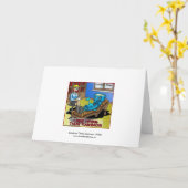 Funny Psychiatrie Grußkarte Karte (Gelbe Blume)