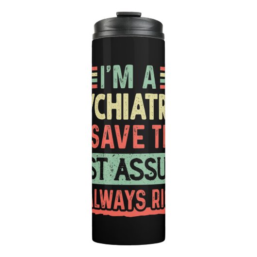 Funny Psychiatrist Therbler Thermosbecher (Vorderseite)