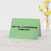 Funny Psychology Liebe Card Karte (Gelbe Blume)