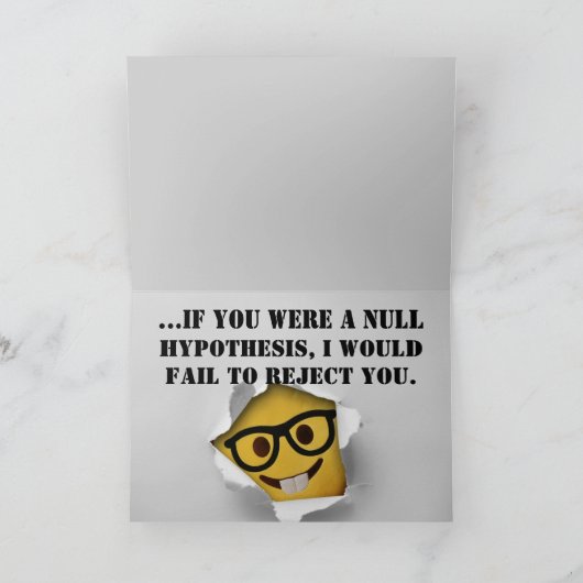 Funny Psychology Liebe Grußkarte Karte (Innenseite)