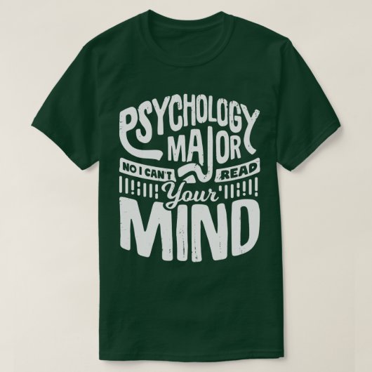 Funny Psychology Major Psychologin Gift T-Shirt (Design vorne)