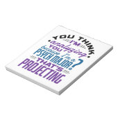 Funny Psychology Major Psychology Student Projecti Notizblock (Rotiert)