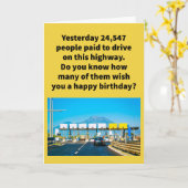 Funny Pub alles geplaudert glücklich Geburtstag Karte (Gelbe Blume)