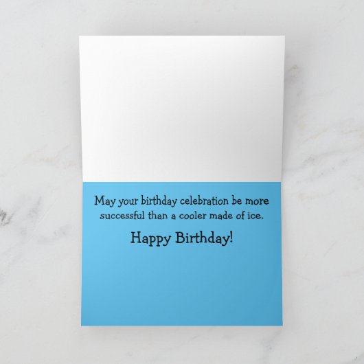 Funny Pub Birthday Card Karte (Innenseite)