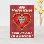 Funny Pub Custom Foto Valentine Card Karte (Gelbe Blume)