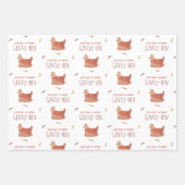 Funny Puck Chicken Weihnachten Geschenkpapier Set (Vorderseite)