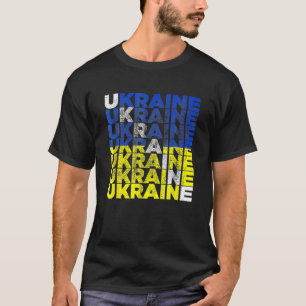 Funny Puck Futin Meme ich Stand mit der Ukraine Vi T-Shirt