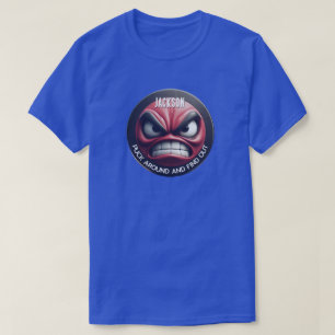 Funny Puck Rund um und erforsche den wütenden Puck T-Shirt