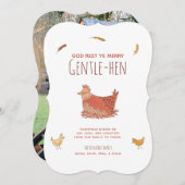 Funny Pucken Weihnachts-Foto Weihnachtskarte Feiertagskarte (Vorne/Hinten)