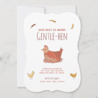 Funny Pucken Weihnachts-Foto Weihnachtskarte