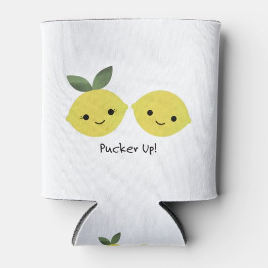 Funny Pucker Up Lemons Dosenkühler (Vorderseite)