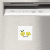 Funny Pucker Up Lemons Magnet (In Situ (Geschirrspüler))