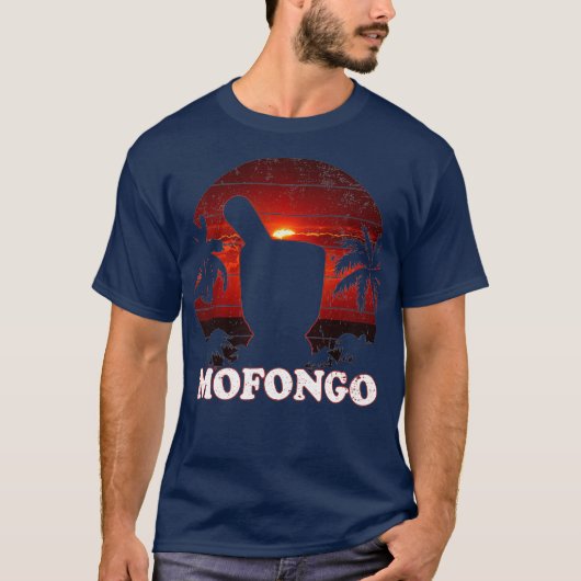 Funny Puerto Rican Food Mofongo Pilon Palmen Bäume T-Shirt (Vorderseite)