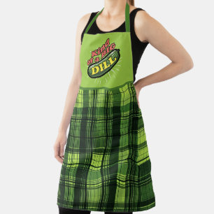 Funny Puff Big Dill Worart Schürze