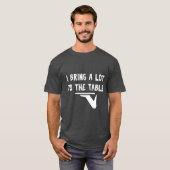 Funny puff ich viel auf den Tisch Funny Server bri T-Shirt (Vorne ganz)