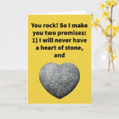 Funny Puff Nimm dir zum Granit Happy Jubiläum Karte (Gelbe Blume)