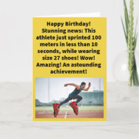 Funny Puff No Small Feet Happy Birthday
