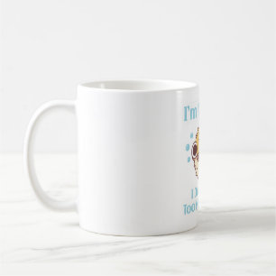 Funny Puffer Fisch Ich bin nicht fett ich nur getr Kaffeetasse