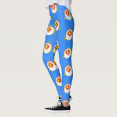 Funny Puffer Fish porcupfish Cartoon Leggings (Links)