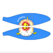 Funny Puffer Fish porcupfish Cartoon Mini Basketball (Panele)