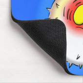 Funny Puffer Fish porcupfish Cartoon Mousepad (Ecke)