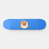 Funny Puffer Fish porcupfish Cartoon Skateboard (Horizontal)