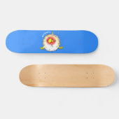 Funny Puffer Fish porcupfish Cartoon Skateboard (Horizontal)