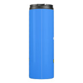 Funny Puffer Fish porcupfish Cartoon Thermosbecher (Rückseite)