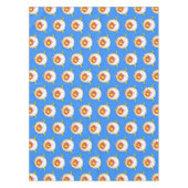 Funny Puffer Fish porcupfish Cartoon Tischdecke (Vorderseite)