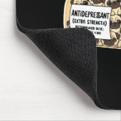 Funny Pug Anti Depressant Mom Dad Kids Mousepad (Ecke)