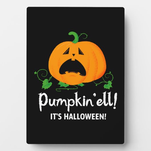 Funny Pumpkin 2023 - Pumpkin'ell! Halloween Fotoplatte (Vorderseite)