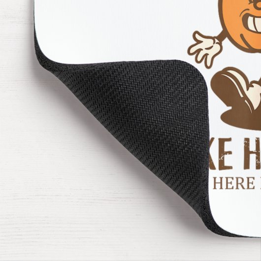 Funny Pumpkin Apparently, I Like Halloween  Mousepad (Ecke)