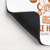 Funny Pumpkin Apparently, I Like Halloween  Mousepad (Ecke)