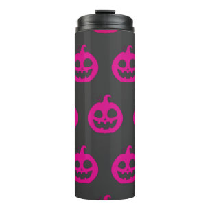 Funny Pumpkin Beängstigend Smile Faces Thermosbecher