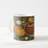 Funny Pumpkin Gewürz Kenner Freak Personalisiert Kaffeetasse (Vorderseite Links)