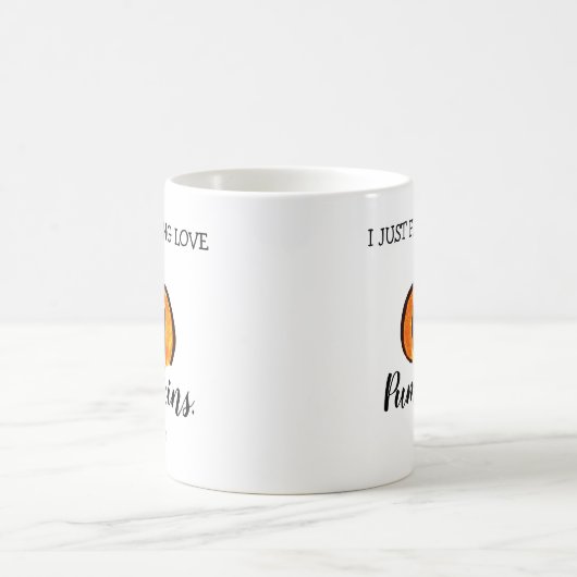 Funny Pumpkin Gewürz Latte Liebe Kaffeetasse (Mittel)