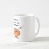 Funny Pumpkin Gewürz und Halloween Kaffeetasse (VorderseiteRechts)