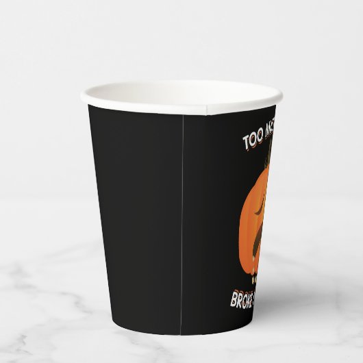 Funny Pumpkin Halloween Candy Gift Pappbecher (Rechts)