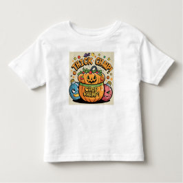 Funny Pumpkin Halloween Vector Art Kleinkind T-shirt