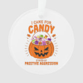 Funny Pumpkin Ornament - Sarcastic Halloween Dekor (Vorderseite)