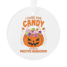 Funny Pumpkin Ornament - Sarcastic Halloween Dekor