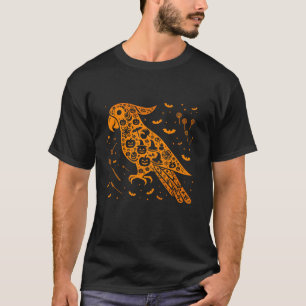 Funny Pumpkin Parrot Candy Halloween Mens Womens K T-Shirt