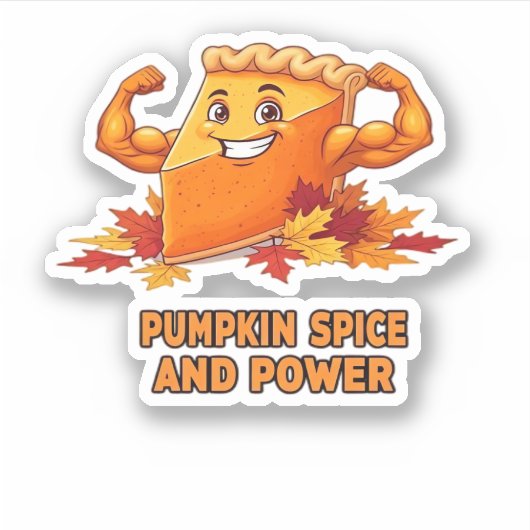 Funny Pumpkin Pie Erntedank Classic T - Shirt_1.p Aufkleber (Vorderseite)