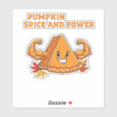 Funny Pumpkin Pie Erntedank Classic T - Shirt_2.p Aufkleber (Blatt)